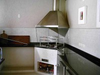 churrasqueira  em  aço inox